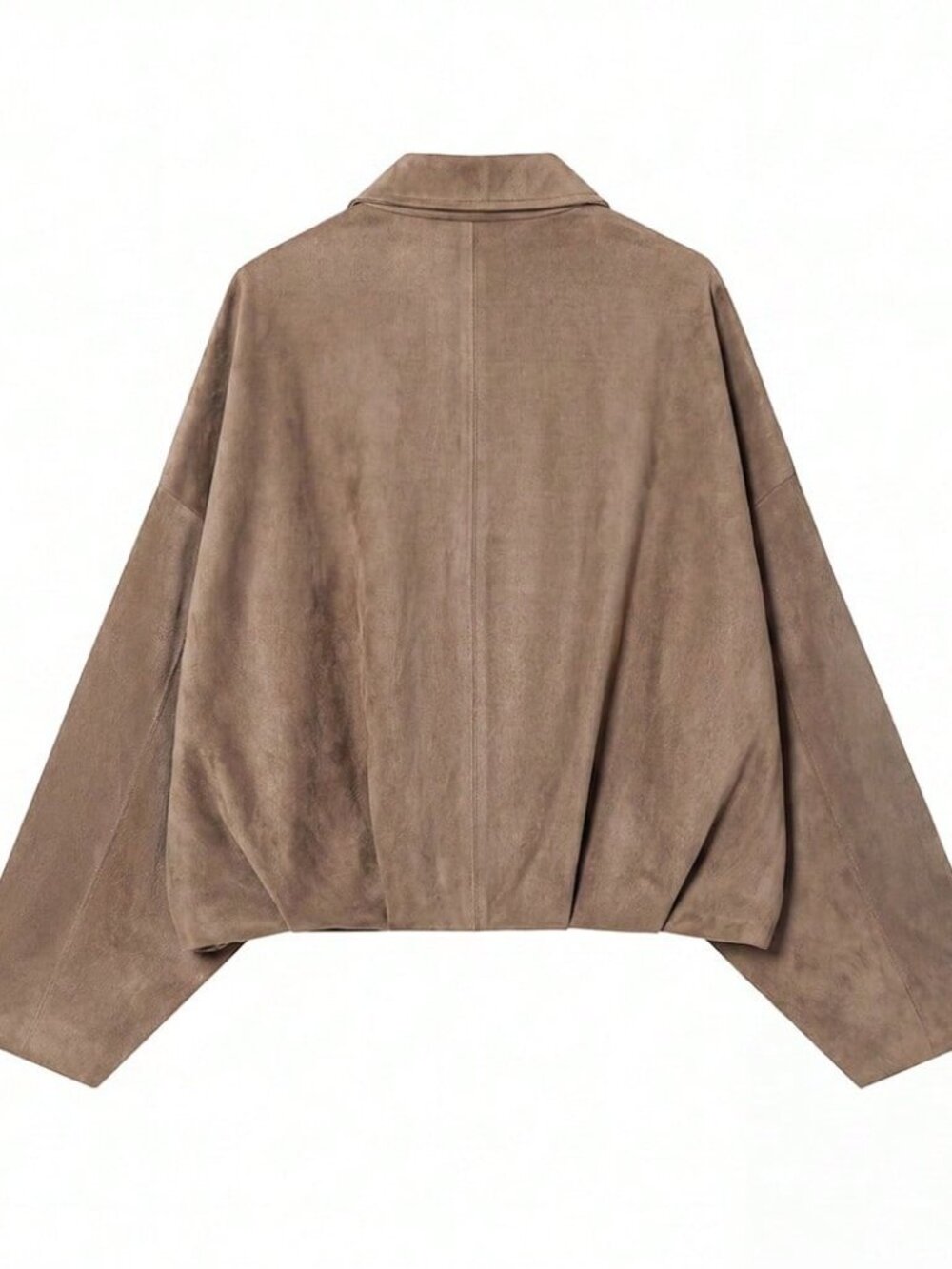 Maroon Casual Women's Loose Faux Fur Long Sleeve Single-Breasted Jacket - Picture 5 of 5